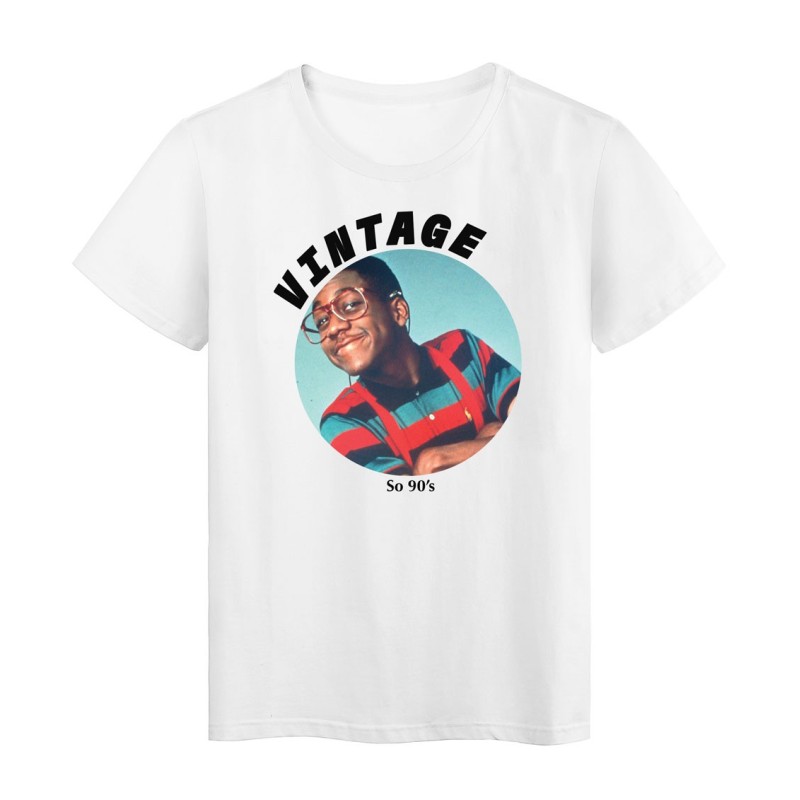 T-Shirt imprimé - Cadeau - Célébrité vintage - Citation so 90'