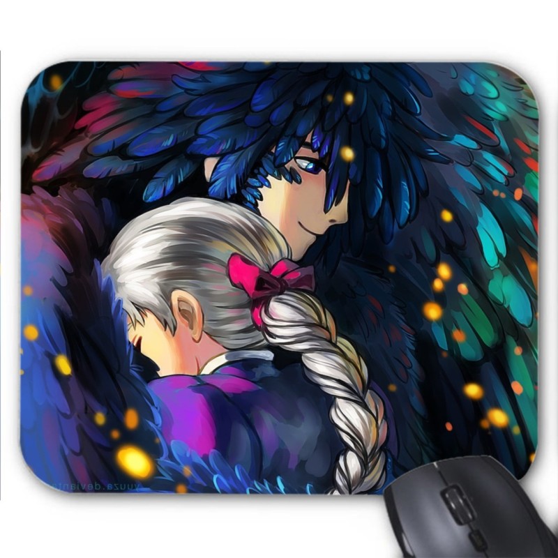 Tapis de souris - Accessoire ordinateur antidérapant Gaming - Imprimé Anime Manga