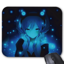 Tapis de souris - Accessoire ordinateur antidérapant Gaming - Imprimé Anime Manga