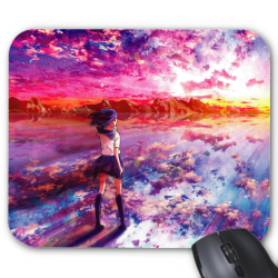 Tapis de souris - Accessoire ordinateur antidérapant Gaming - Imprimé Anime Manga