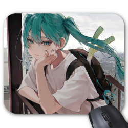 Tapis de souris - Accessoire ordinateur antidérapant Gaming - Imprimé Anime Manga