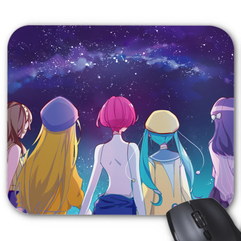 Tapis de souris - Accessoire ordinateur antidérapant Gaming - Imprimé Anime Manga