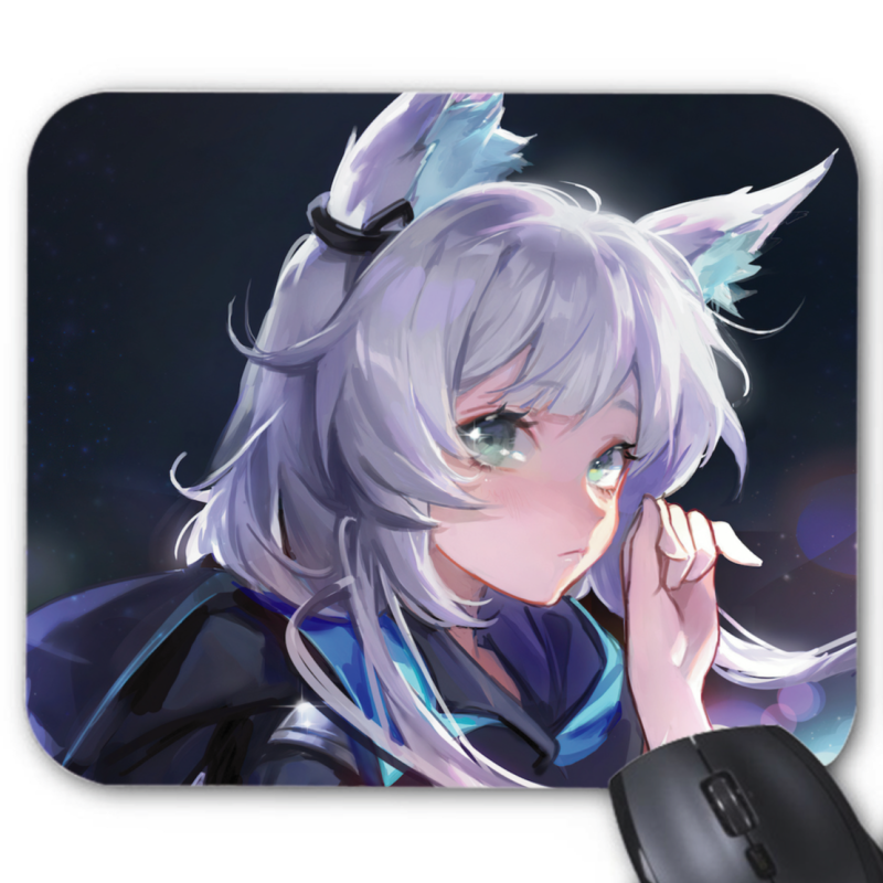 Tapis de souris - Accessoire ordinateur antidérapant Gaming - Imprimé Anime Manga