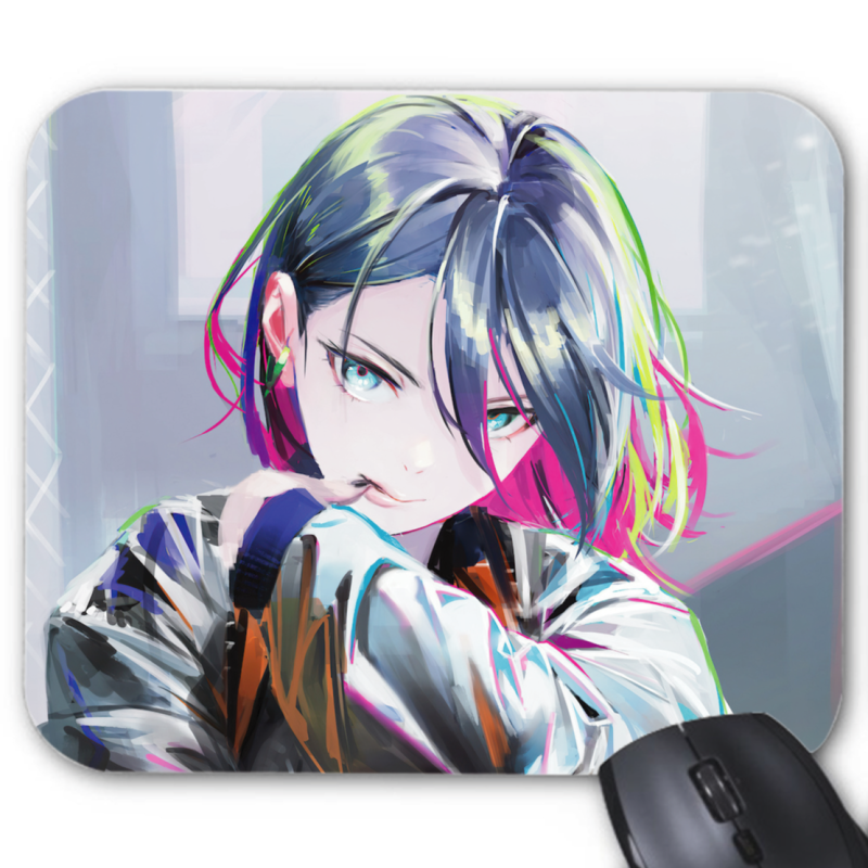 Tapis de souris - Accessoire ordinateur antidérapant Gaming - Imprimé Anime Manga