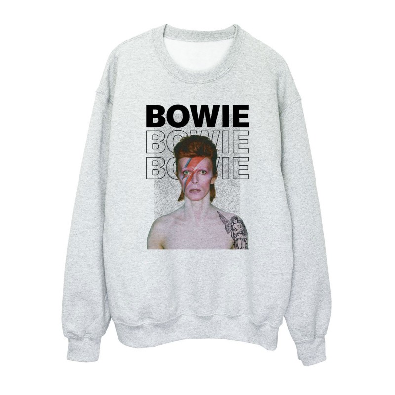 Sweat shirt imprimé - Cadeau - Célébrité Rock- Citation Bo wie - ref4018 - Fabriqué en France