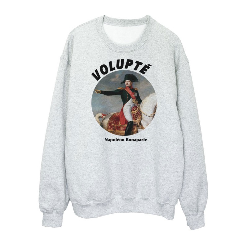 Sweat shirt imprimé - Histoire Napoléon Bonaparte - Citation Volupté - ref4028 - Fabriqué en France