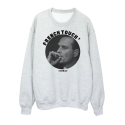 Sweat shirt imprimé - Célébrité Jacques chirac - Citation french touch- ref4048 - Fabriqué en France