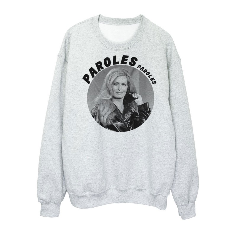 Sweat shirt imprimé - Célébrité Dalida - Citation Paroles et paroles - ref4049 - Fabriqué en France