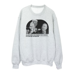 Sweat shirt imprimé - Célébrité Jacques Chirac - Citation Allons boire à nos femmes - ref3051- Fabriqué en France