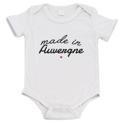 Body bébé - Cadeau Baptême - imprimé humour - Made in Auvergne