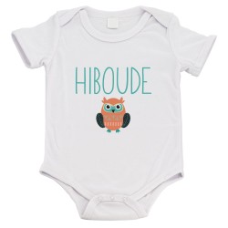 Body bébé - Cadeau Baptême - imprimé humour - Hiboude