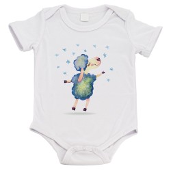 Body bébé - Cadeau Baptême - imprimé humour - Mouton