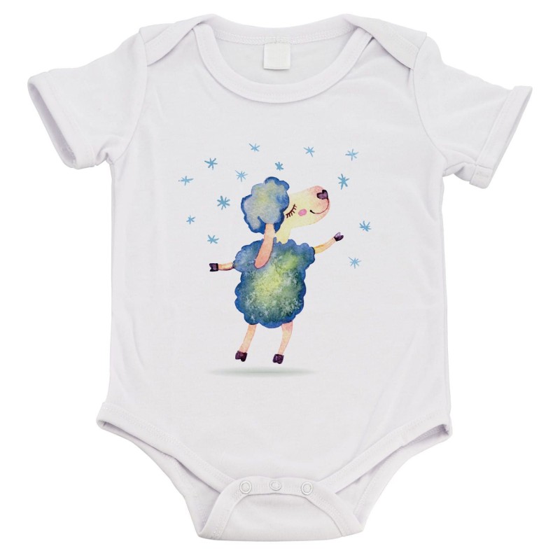 Body bébé - Cadeau Baptême - imprimé humour - Mouton