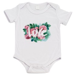 Body bébé - Cadeau Baptême - imprimé humour - Love