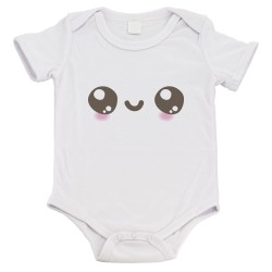 Body bébé - Cadeau Baptême - imprimé humour - Manga kawaii