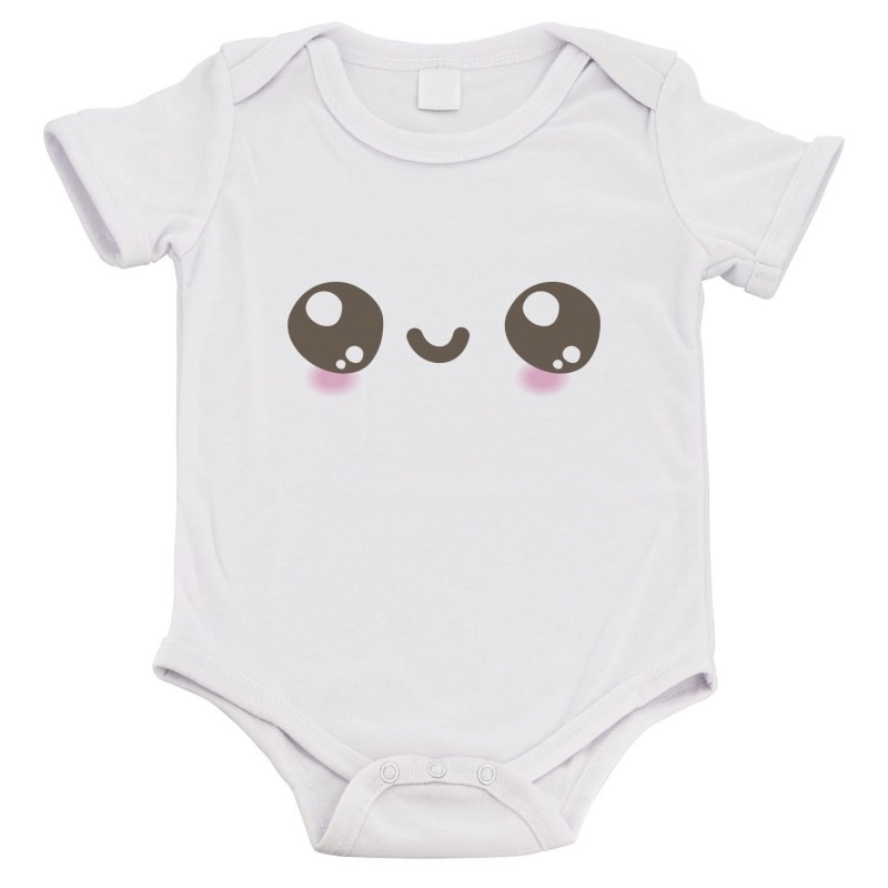 Body bébé - Cadeau Baptême - imprimé humour - Manga kawaii