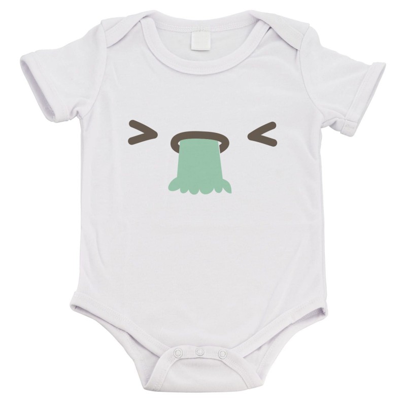 Body bébé - Cadeau Baptême - imprimé humour - Manga kawaii