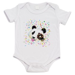 Body bébé - Cadeau Baptême - imprimé humour - PANDA