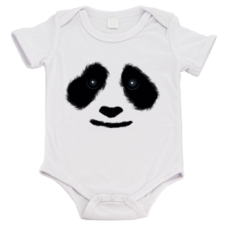 Body bébé - Cadeau Baptême - imprimé humour - Panda