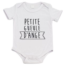 Body bébé - Cadeau Baptême - imprimé humour - Petite gueule d'ange