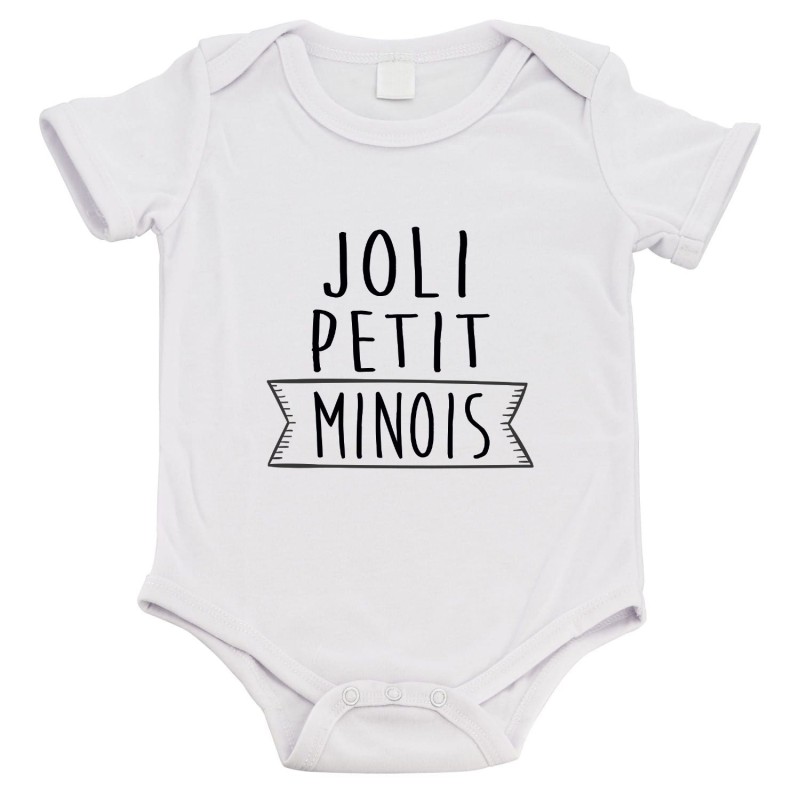 Body bébé - Cadeau Baptême - imprimé humour - Joli petit minois