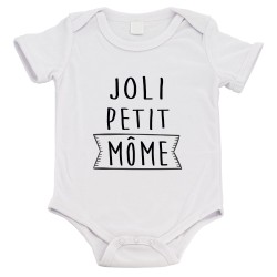 Body bébé - Cadeau Baptême - imprimé humour - Joli petit mome