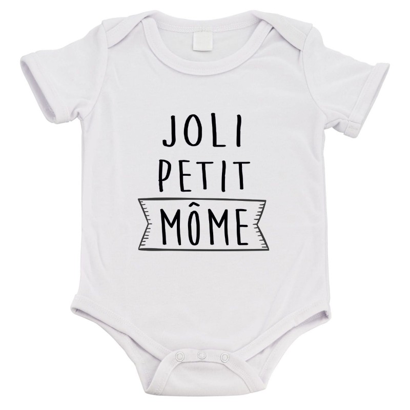 Body bébé - Cadeau Baptême - imprimé humour - Joli petit mome