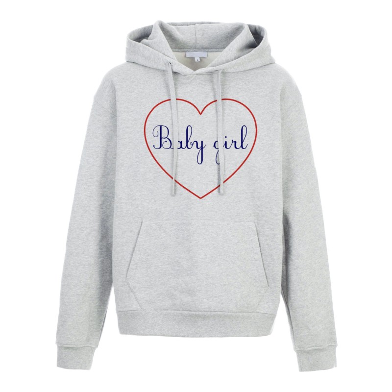 Sweat shirt à Capuche - Hoodie - Imprimé citation - Coeur Baby girl
