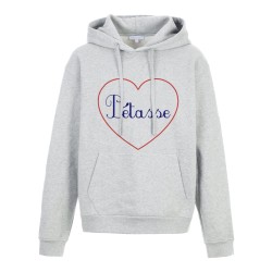 Sweat shirt à Capuche - Hoodie - Imprimé citation - coeur Pétasse