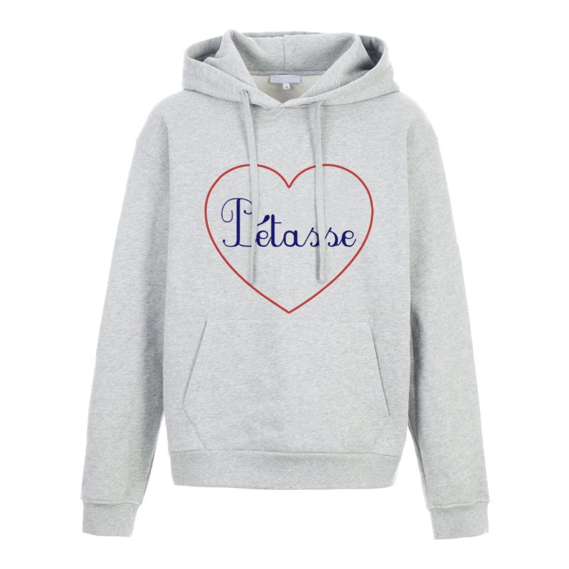 Sweat shirt à Capuche - Hoodie - Imprimé citation - coeur Pétasse