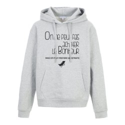 Sweat shirt à Capuche - Hoodie - Imprimé citation - le bonheur la retraite