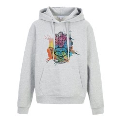 Sweat shirt à Capuche - Hoodie - Imprimé citation - Illustration main fatma