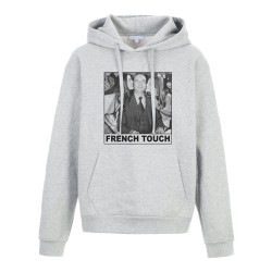 Sweat shirt à Capuche - Hoodie - Imprimé citation - Illustration Jacques chirac