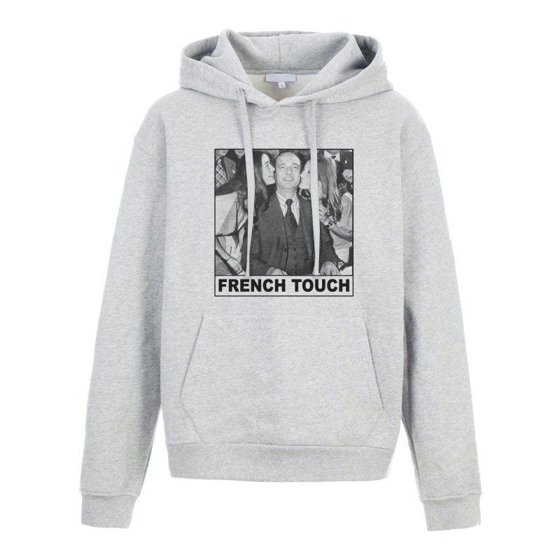 Sweat shirt à Capuche - Hoodie - Imprimé citation - Illustration Jacques chirac