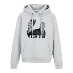 Sweat shirt à Capuche - Hoodie - Imprimé citation - Illustration Jacques chirac apéro
