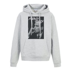 Sweat shirt à Capuche - Hoodie - Imprimé citation - Illustration Jacques chirac