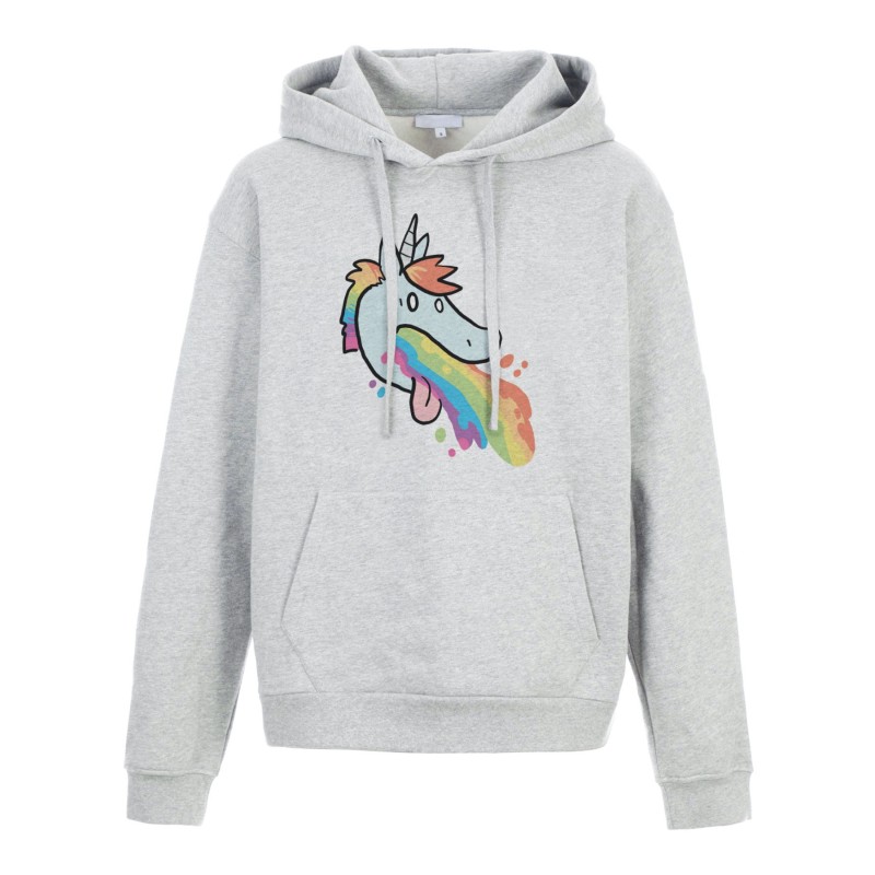 Sweat shirt à Capuche - Hoodie - Imprimé citation - Illustration Licorne
