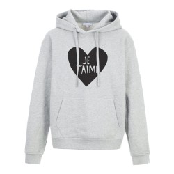 Sweat shirt à Capuche - Hoodie - Imprimé citation - je t'aime