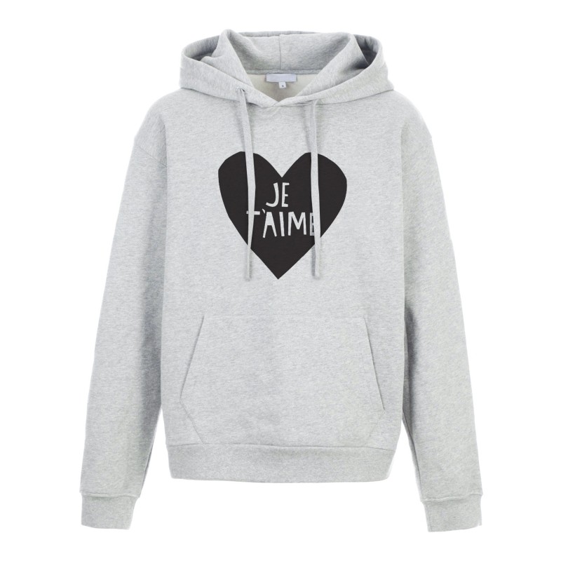 Sweat shirt à Capuche - Hoodie - Imprimé citation - je t'aime
