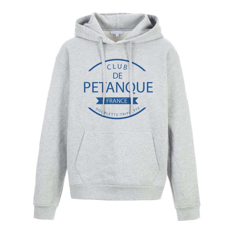 Sweat shirt à Capuche - Hoodie - Imprimé citation - Club de pétanque