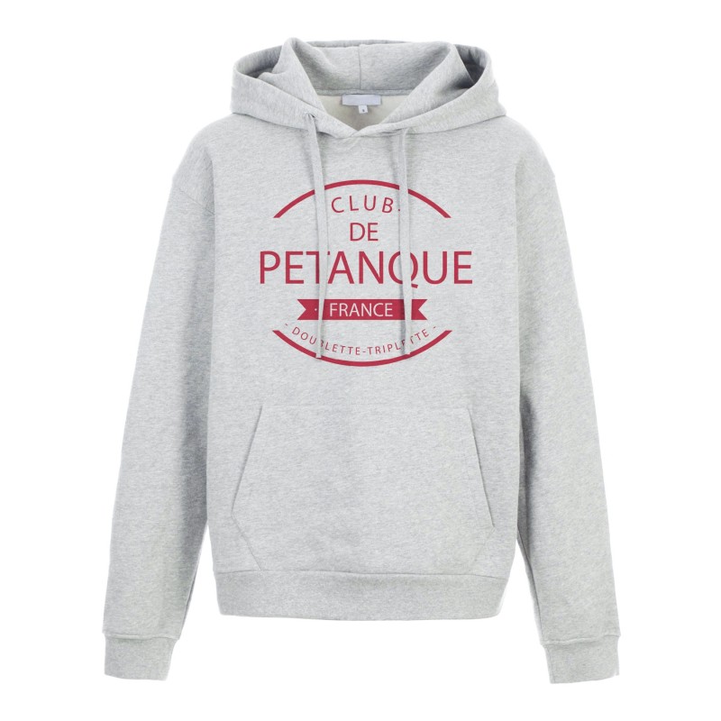 Sweat shirt à Capuche - Hoodie - Imprimé citation - Club de pétanque