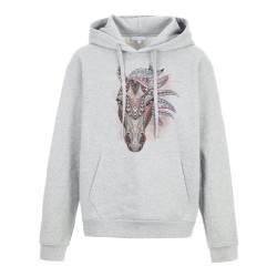 Sweat shirt à Capuche - Hoodie - Imprimé citation - cheval