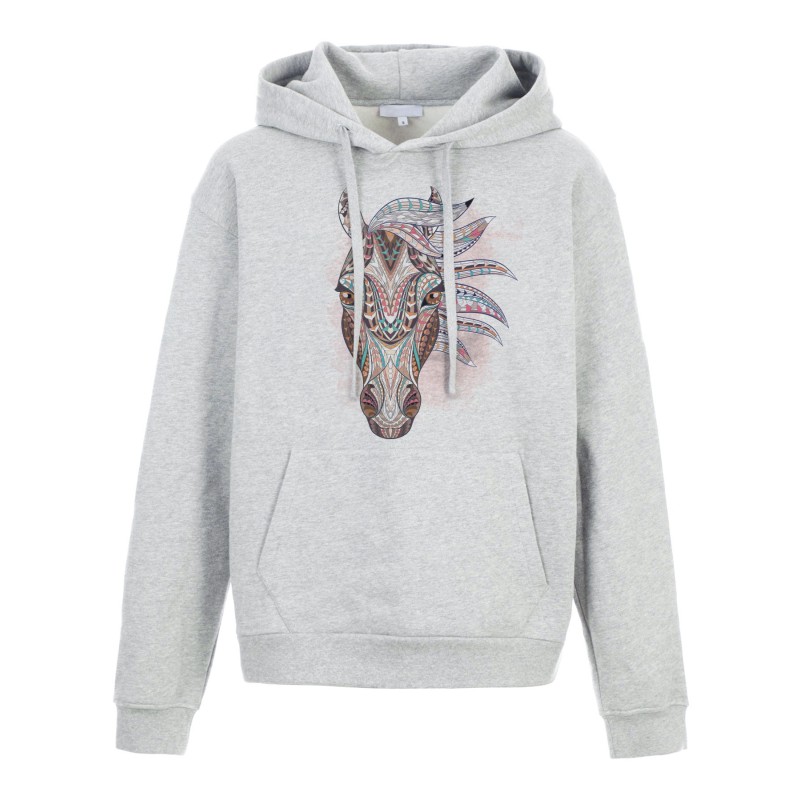 Sweat shirt à Capuche - Hoodie - Imprimé citation - cheval