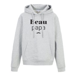 Sweat shirt à Capuche - Hoodie - Imprimé citation - humour Beau papa