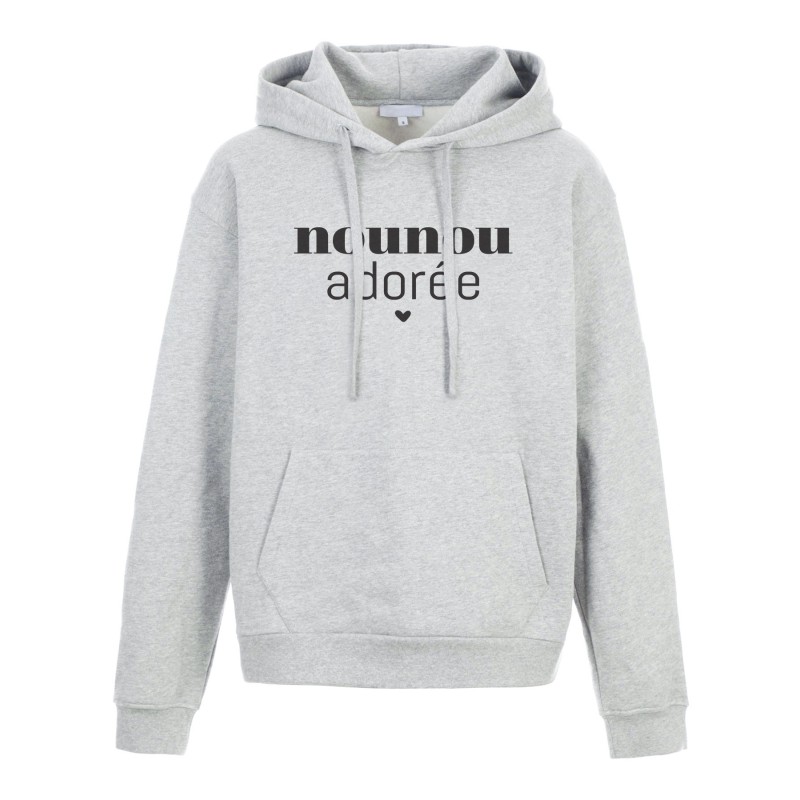 Sweat shirt à Capuche - Hoodie - Imprimé citation - humour Maman adorée