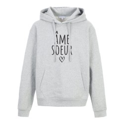 Sweat shirt à Capuche - Hoodie - Imprimé citation - humour Âme soeur