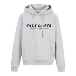 Sweat shirt à Capuche - Hoodie - Imprimé citation - humour Sale gosse signé le père noel