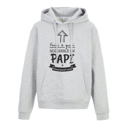 Sweat shirt à Capuche - Hoodie - Imprimé citation - humour citation Voici a quoi ressemble papi cool