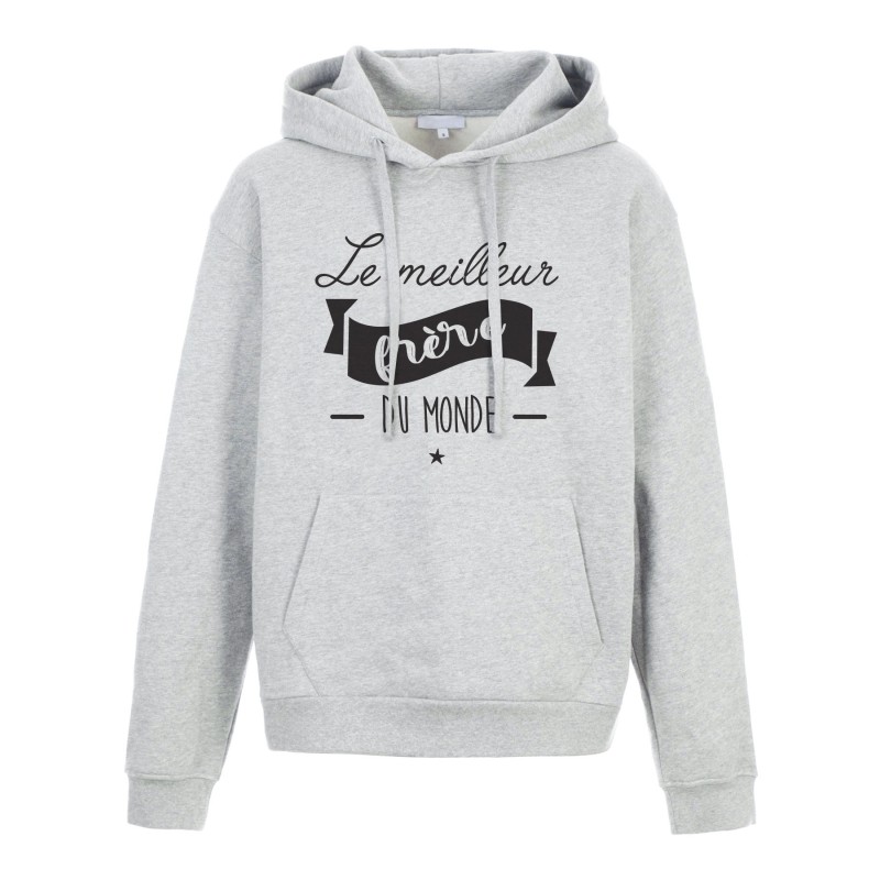 Sweat shirt à Capuche - Hoodie - Imprimé citation - humour citation Le meilleur frère du monde