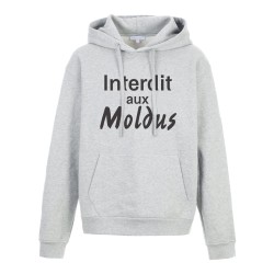 Sweat shirt à Capuche - Hoodie - Imprimé citation - humour citation Interdit aux moldus